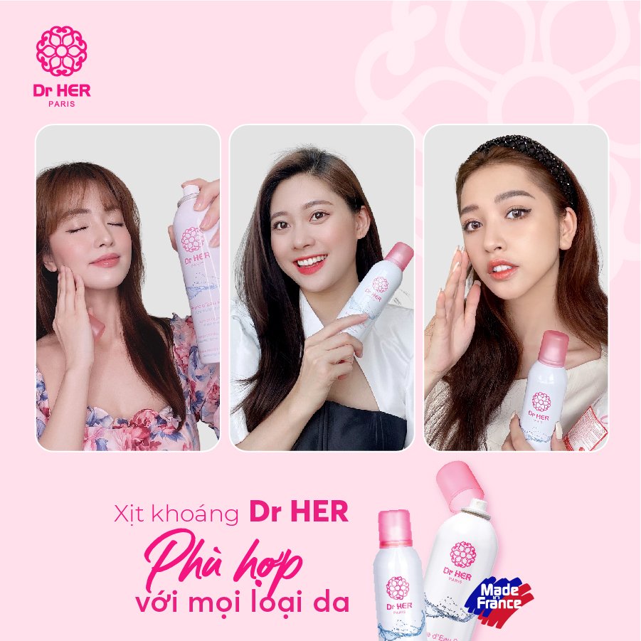 [Free Makeup Remover] Dr Her Paris Mineral Spray 150ml