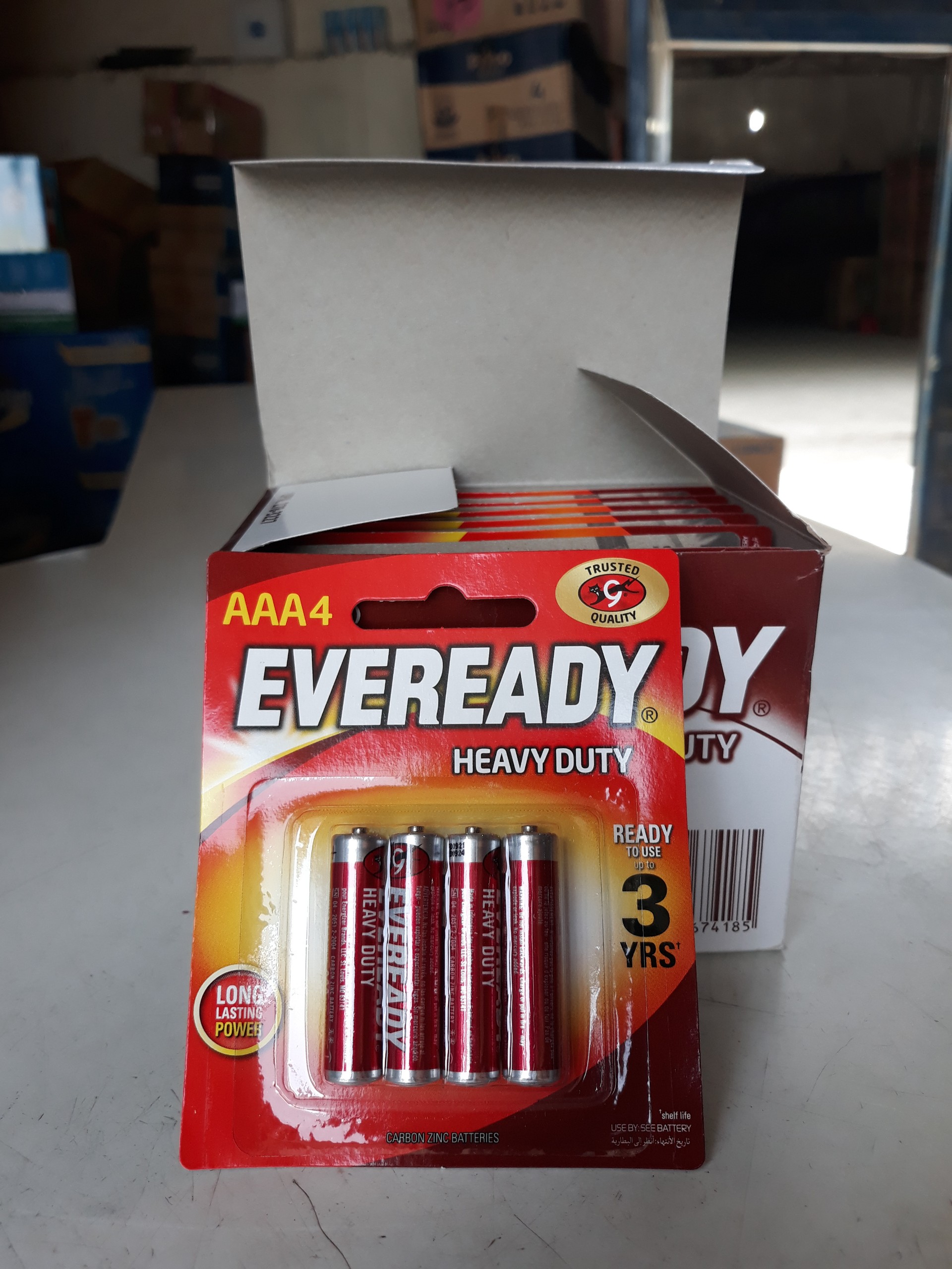 VỈ 4 PIN AAA EVEREADY 1012 BP4 [CHÍNH HÃNG]