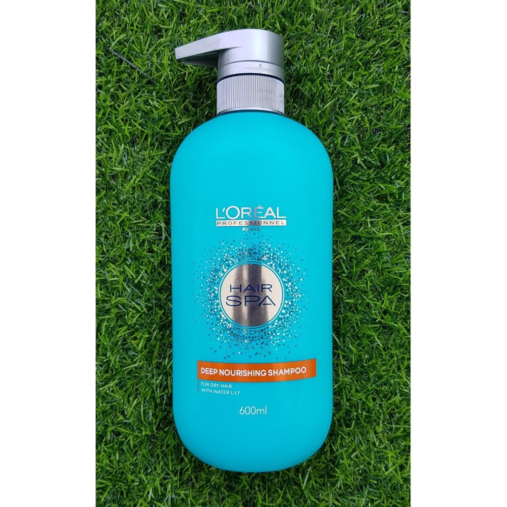 Dầu gội siêu mượt Loreal Hair Spa Deep Nourishing 600ml