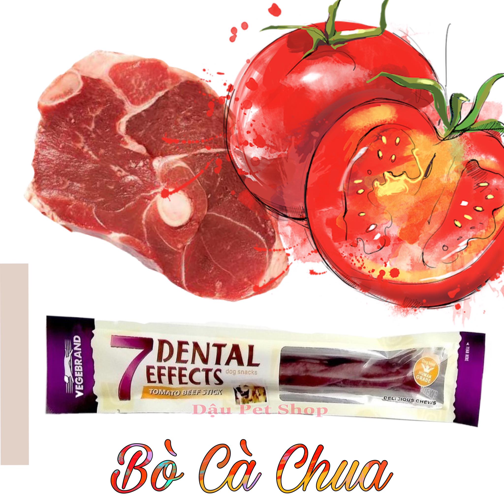 [HCM]Xương Gặm 7 Dental Effect Sạch Răng Thơm Miệng Cho Chó