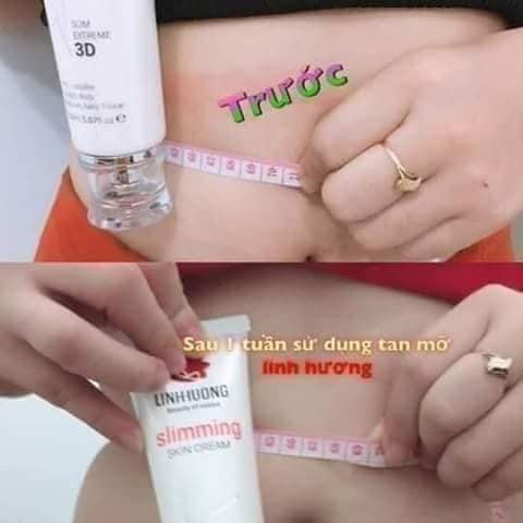 [CHÍNH HÃNG] Tan mỡ 3DLinh Hương giảm eo hiệu quả (tặng kèm thước dây )