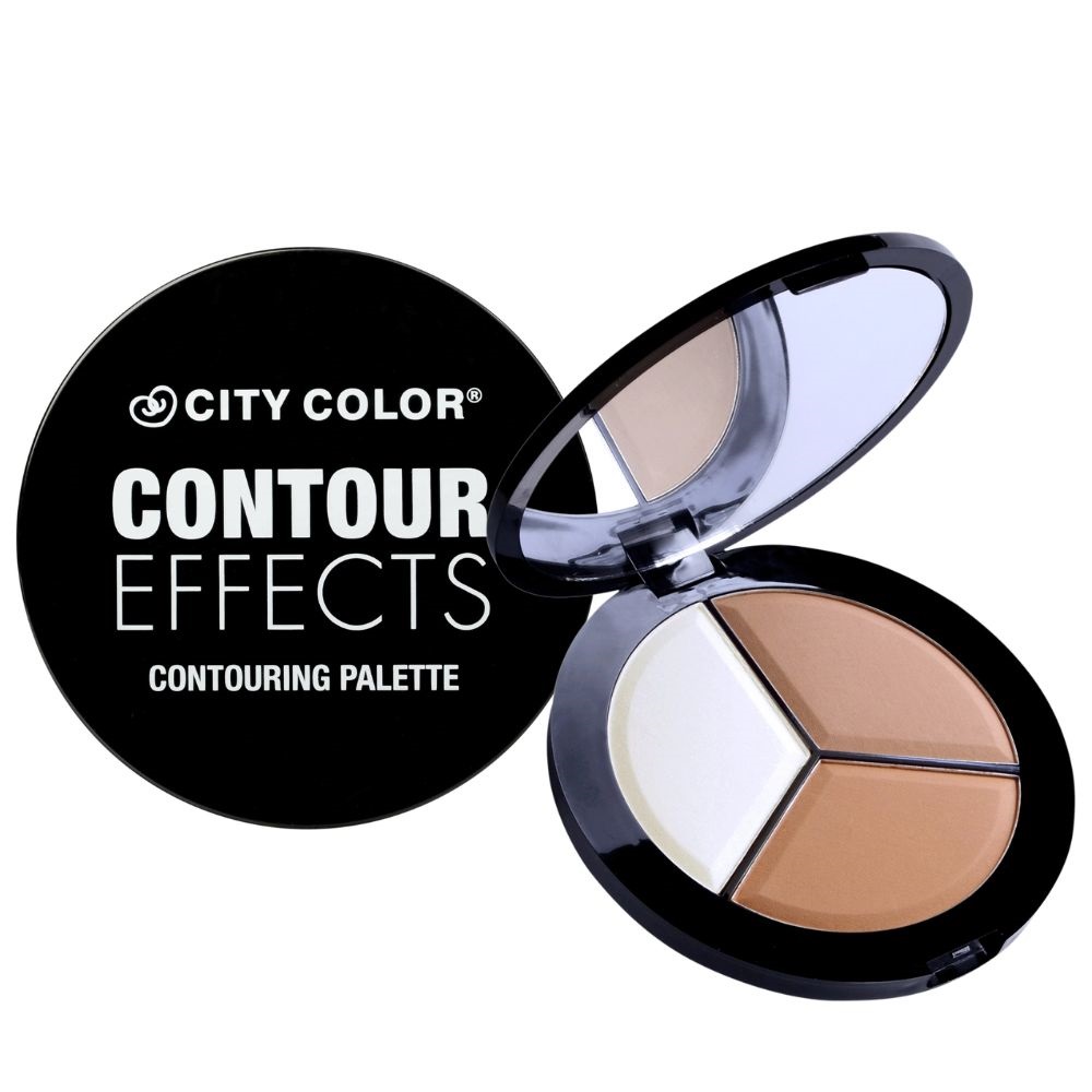 Phấn Tạo Khối City Color 3 ô Contour Effects 100g Chính Hãng