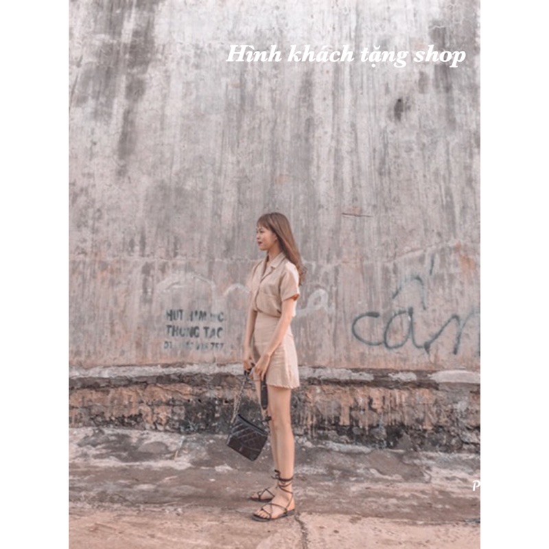 GIÀY SANDAL NỮ CỘT DÂY CHIẾN BINH ĐI BIỂN DM