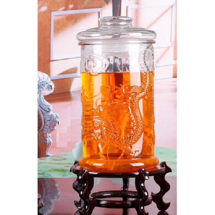Bình Trụ Rồng Có Vòi 8 Lít Cao Cấp