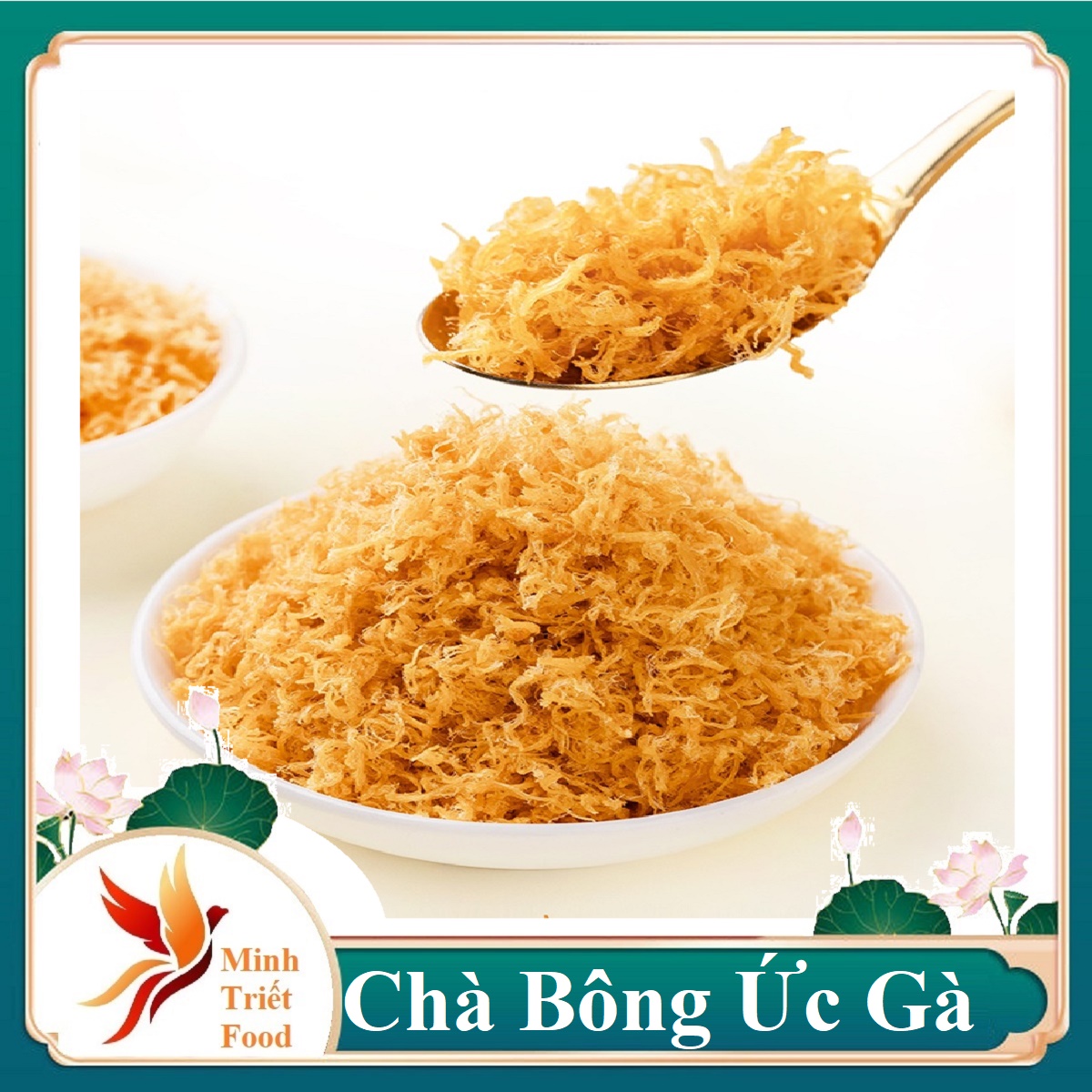 Khô Chà Bông Gà Xù Nguyên Chất Thượng Đẳng- Đặc Sản Minh Triết ĂN NGON LÀ GHIỀN