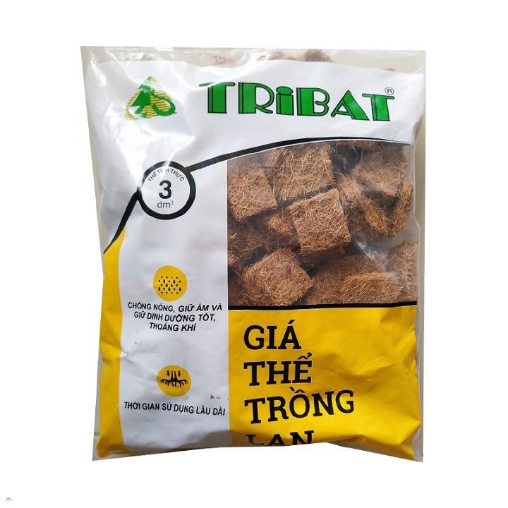 Xơ dừa giá thể trồng lan đã xử lý Tribat 3dm