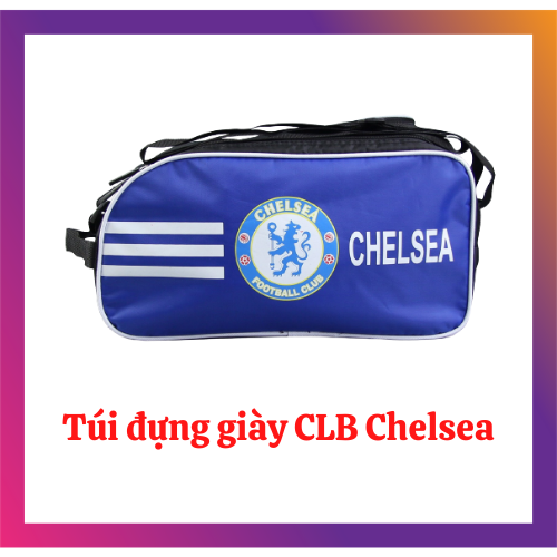 Túi đựng giày đá bóng 2 ngăn Chelsea (túi đựng giày đá banh CLB)