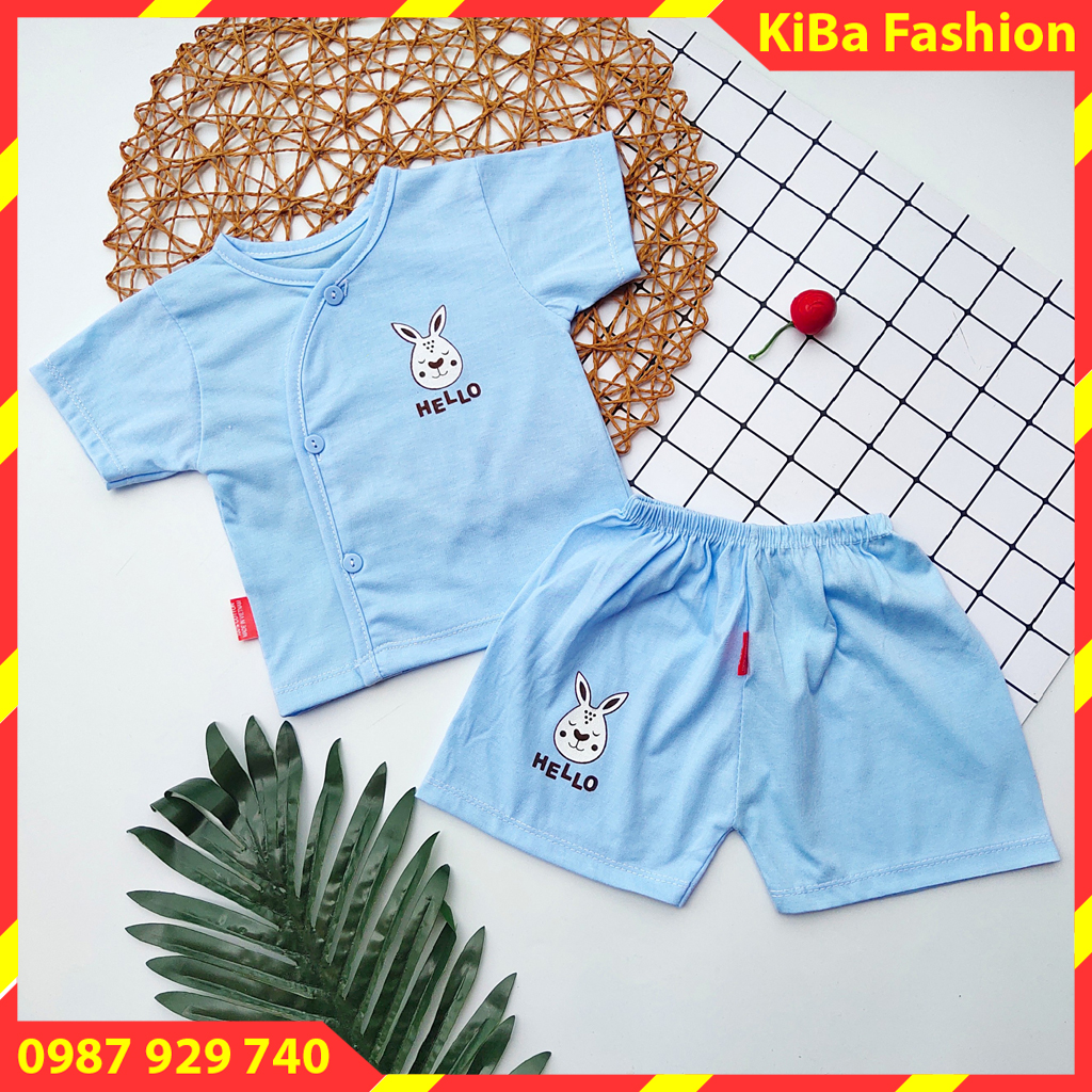 Bộ quần áo cộc tay Hello chính hãng Minh Đức 100% cotton cao cấp an toàn cho bé sơ sinh từ 2-7kg BSS - TK0220 /  / bộ đồ sơ sinh / bộ sơ sinh / bộ sơ sinh nous baby / bộ sơ sinh cho bé trai / đồ bộ sơ sinh / bộ sơ sinh