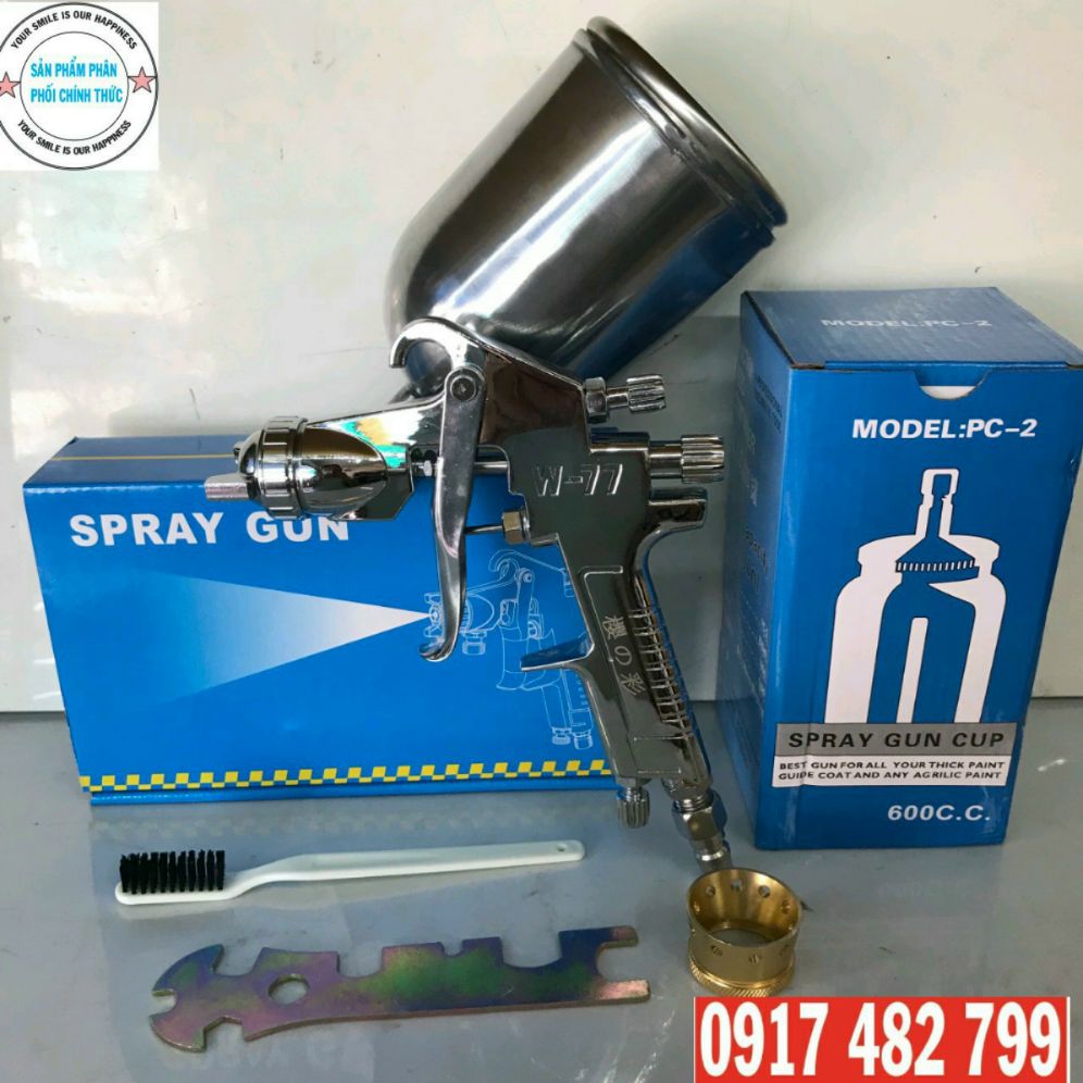 Dụng cụ phun sơn đặc w77 iwata béc 4.0