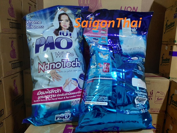 Bột giặt PAO 5 kg Thái Lan - Xanh