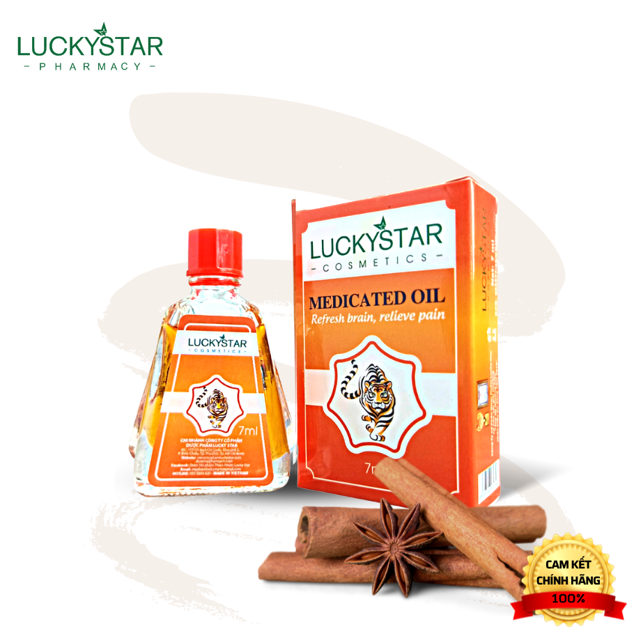 Dầu Gió Đỏ Lucky Star 7ml