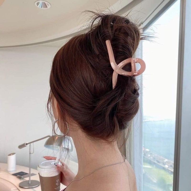 Set kẹp ngọc trai 5 món kèm túi zip