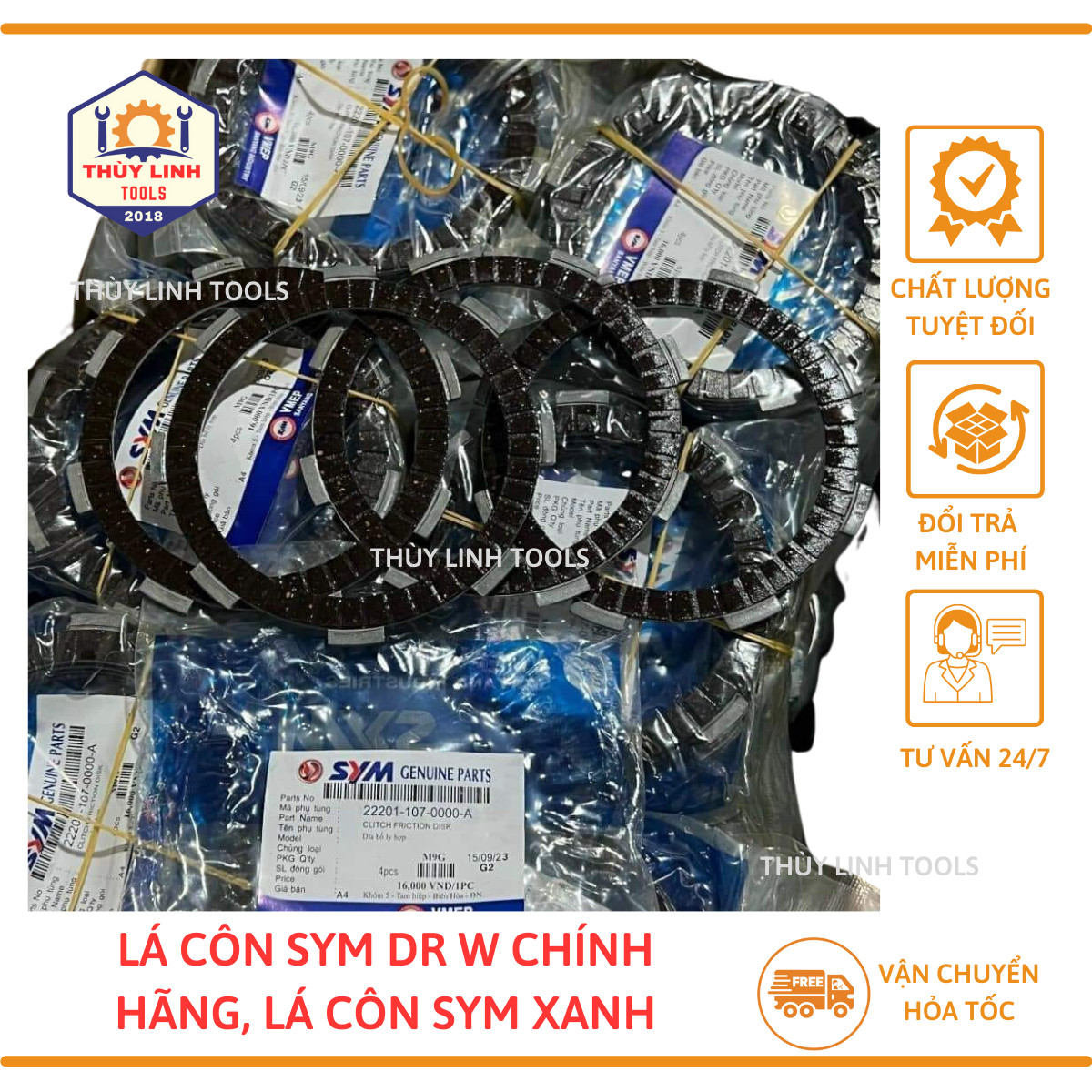 Bộ lá SYM zin chính hãng lắp chung dream , wave và các xe 100cc Thùy Linh Tools