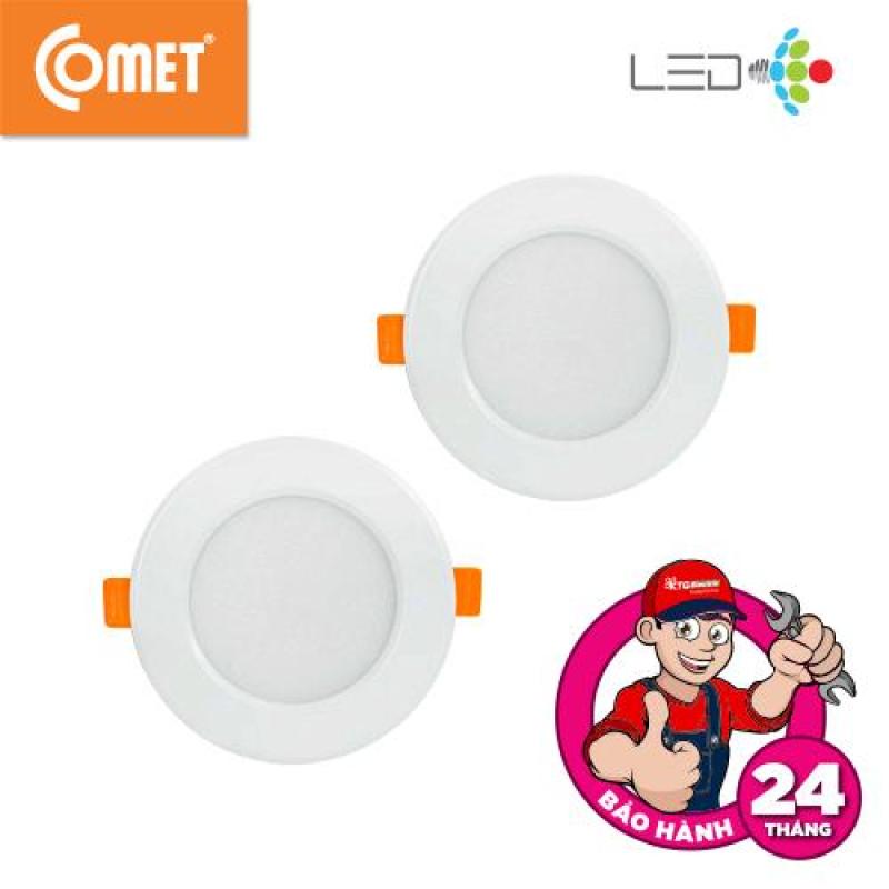 Bộ 02 Cái: Đèn Led âm Trần Siêu Mỏng 7W Comet CD03S007 thiết kế siêu mỏng ,chất liệu nhôm sơn tĩnh điện,chống rỉ sét và tản nhiệt hiệu quả; tính năng tản sáng cao cấp,quang thông cao,chiếu sáng tốt mà vẫn tiết kiệm.