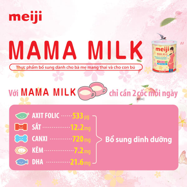 Sữa bầu Meiji Mama 350g