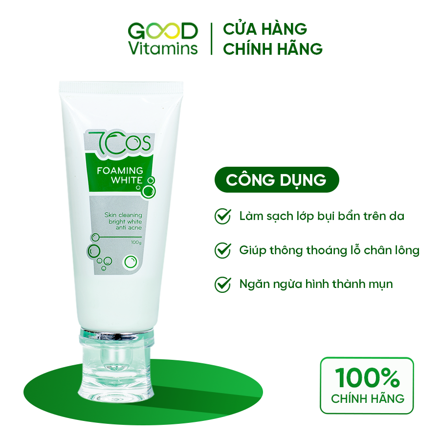 Sữa Rửa Mặt T:COS Foaming White (100g)