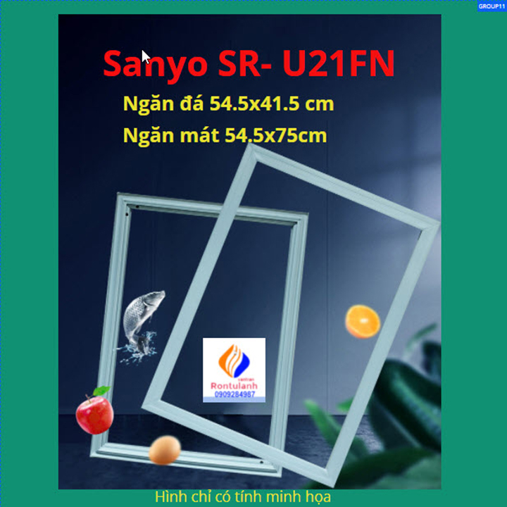 Ron tủ lạnh Sanyo SR- U21JN (ron bắt vít)