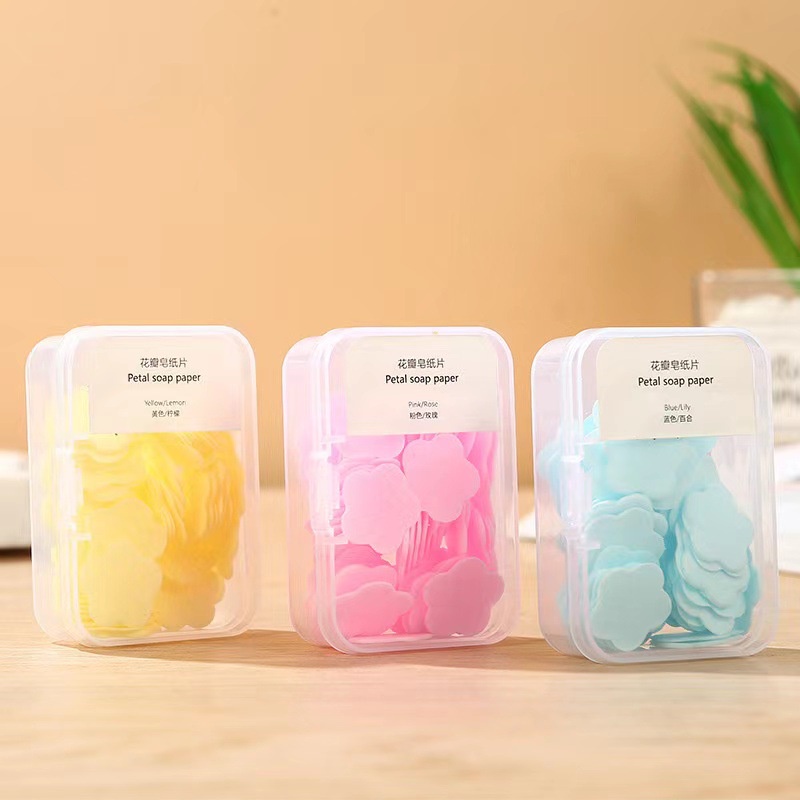 Xà Phòng Giấy Rửa Tay Du Lịch