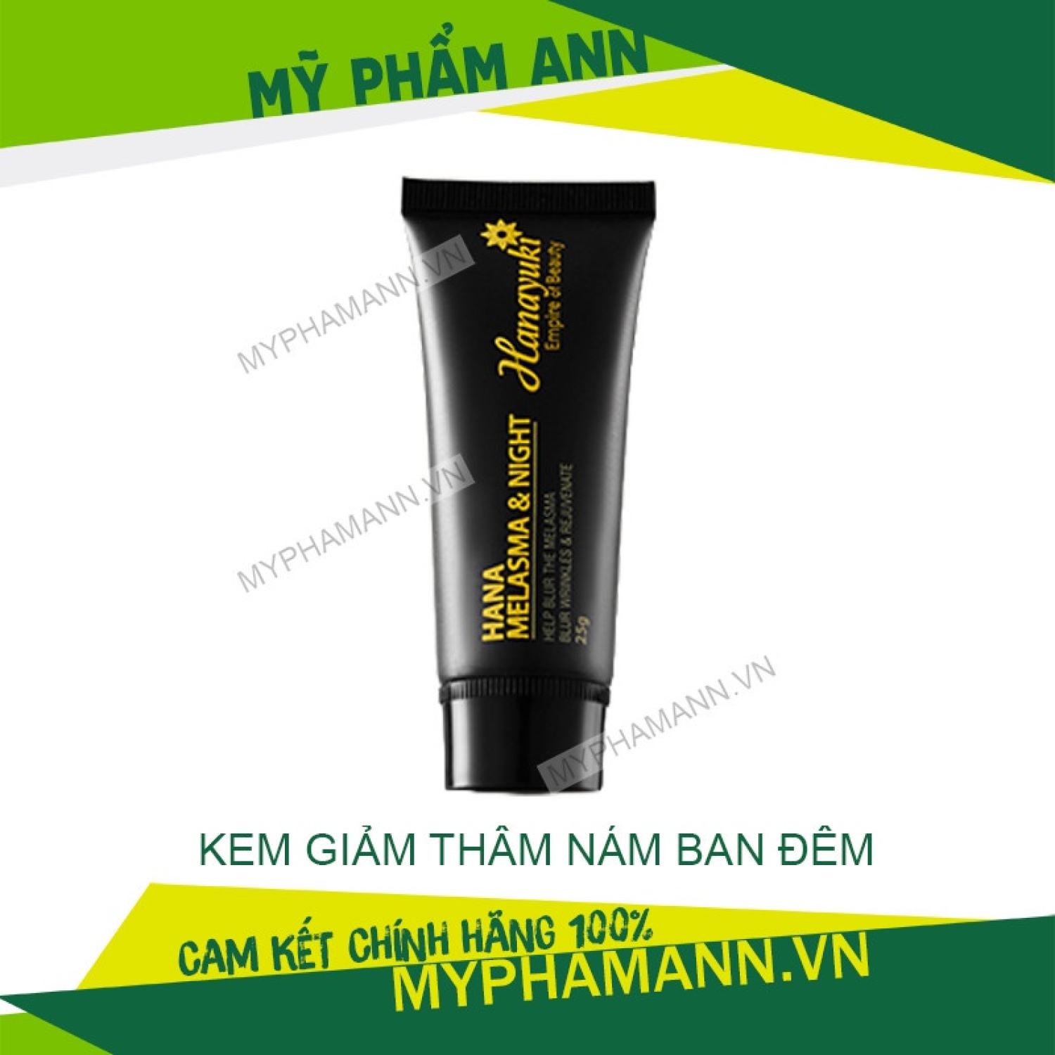 Kem Nám Đêm Hanayuki Melasma & Night Chính Hãng