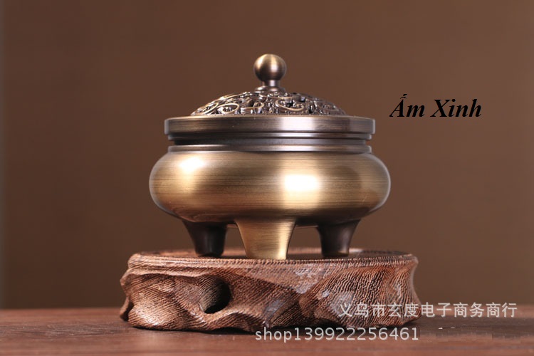 Đế kê ấm trà tử sa, lư hương