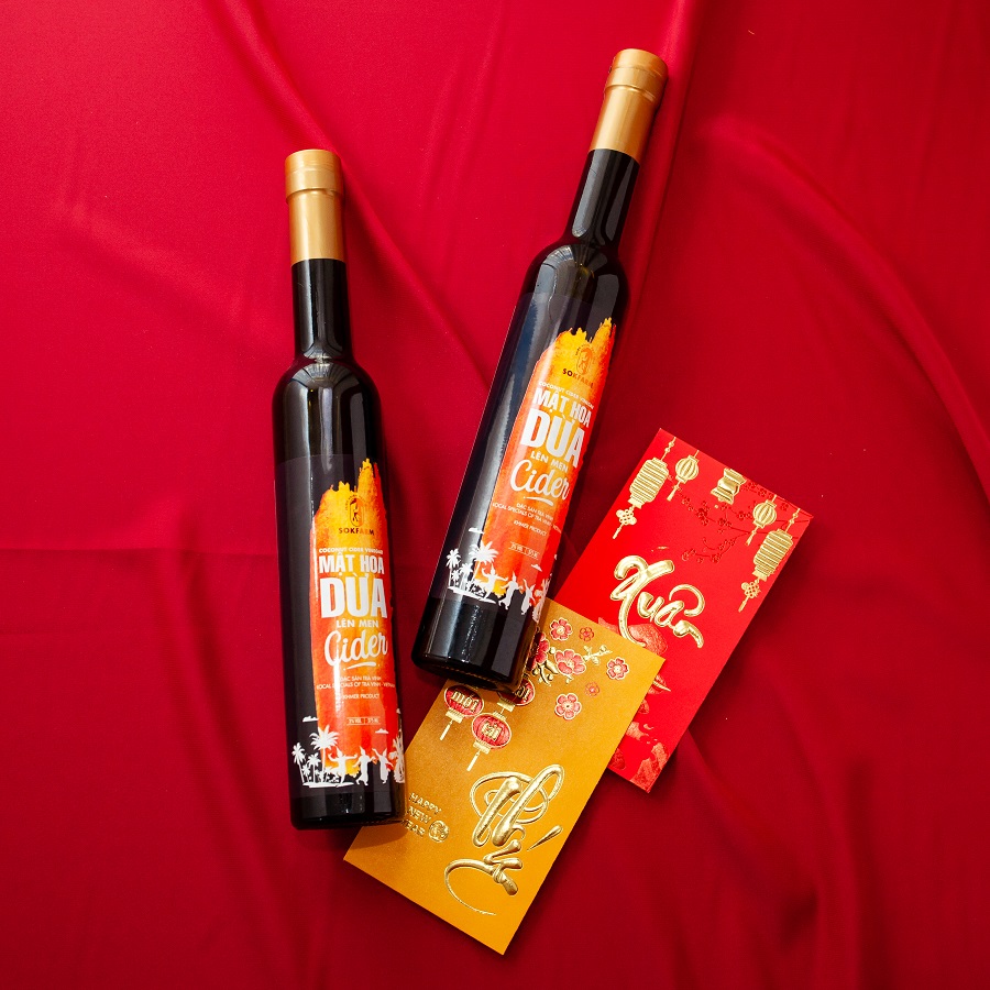 Cider Mật Hoa Dừa Sokfarm 375ml