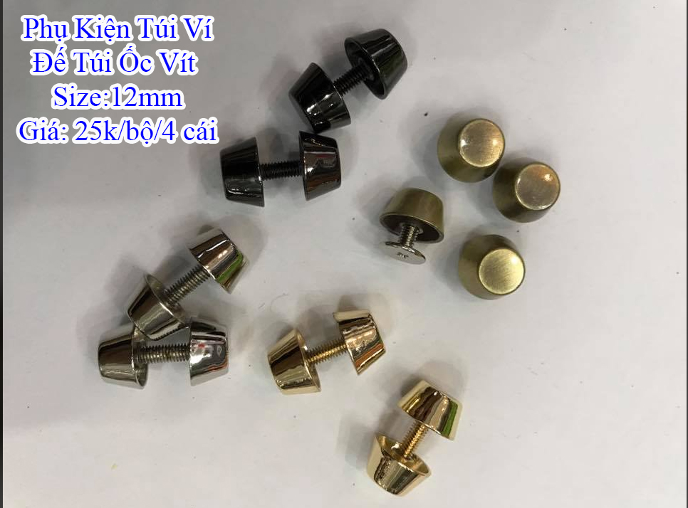 Đế Túi Ốc Vít 12mm (38k/bộ/4 cái)