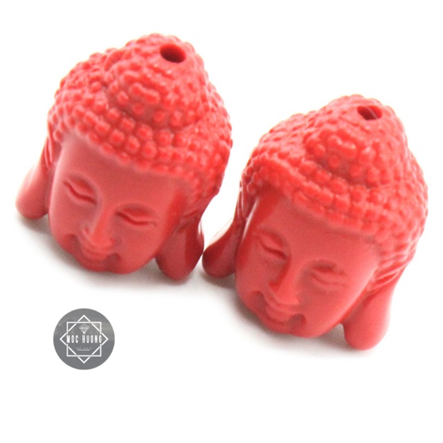 Charm Mặt Phật chu sa - KL087