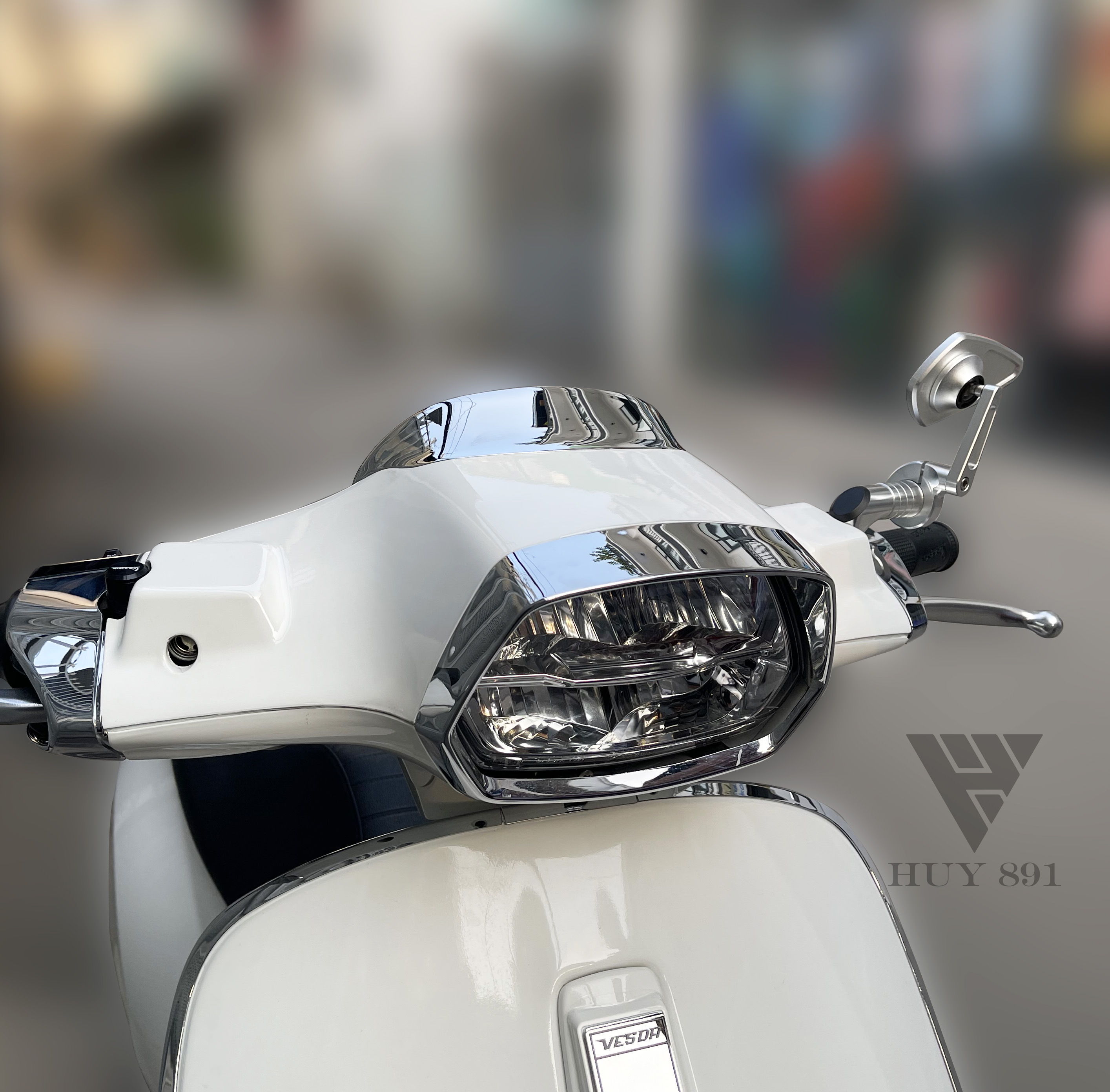 Đèn pha led 2 tầng (hàng OEM) dành cho Vespa Sprint