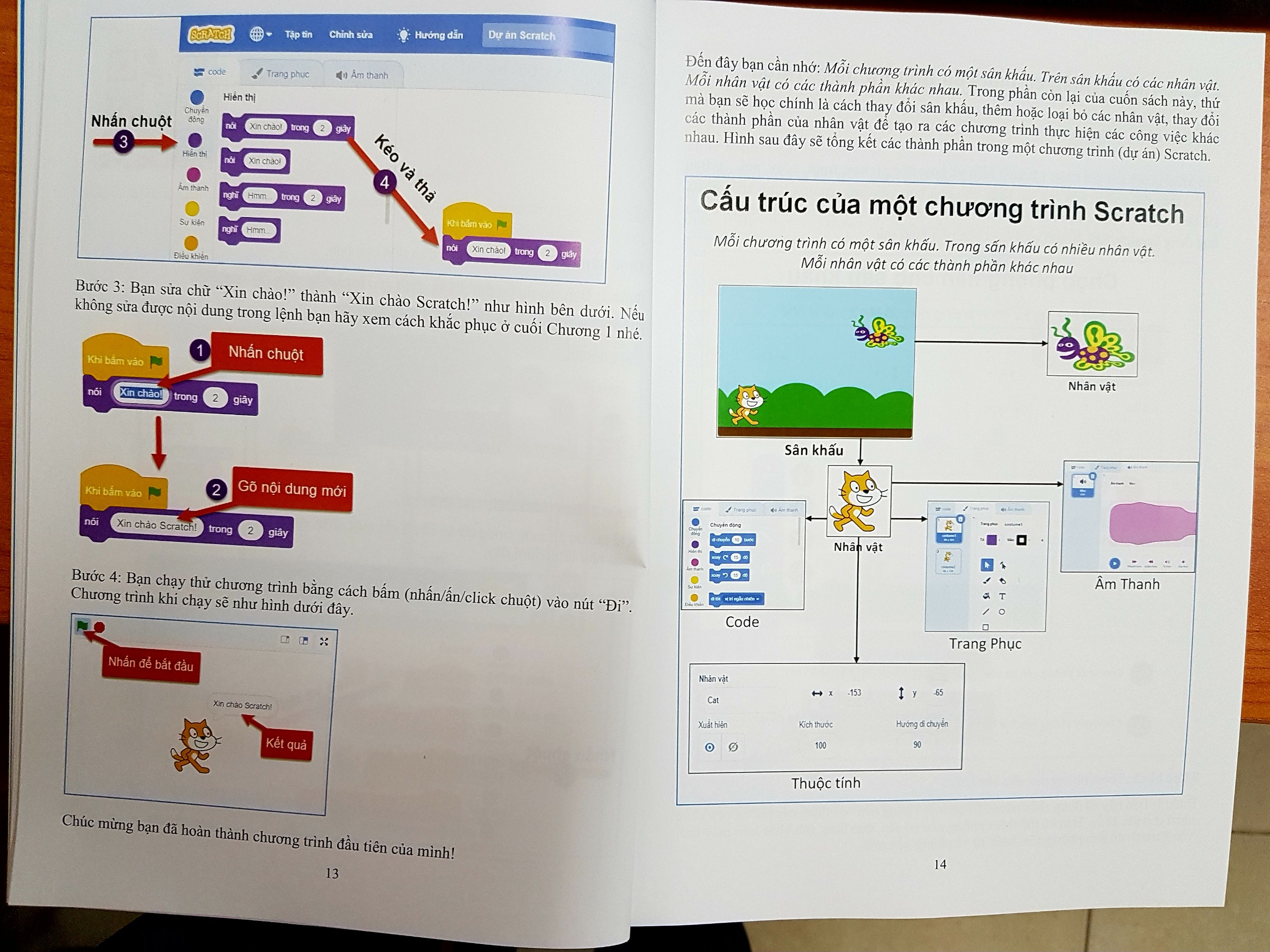 Cùng con học lập trình Scratch
