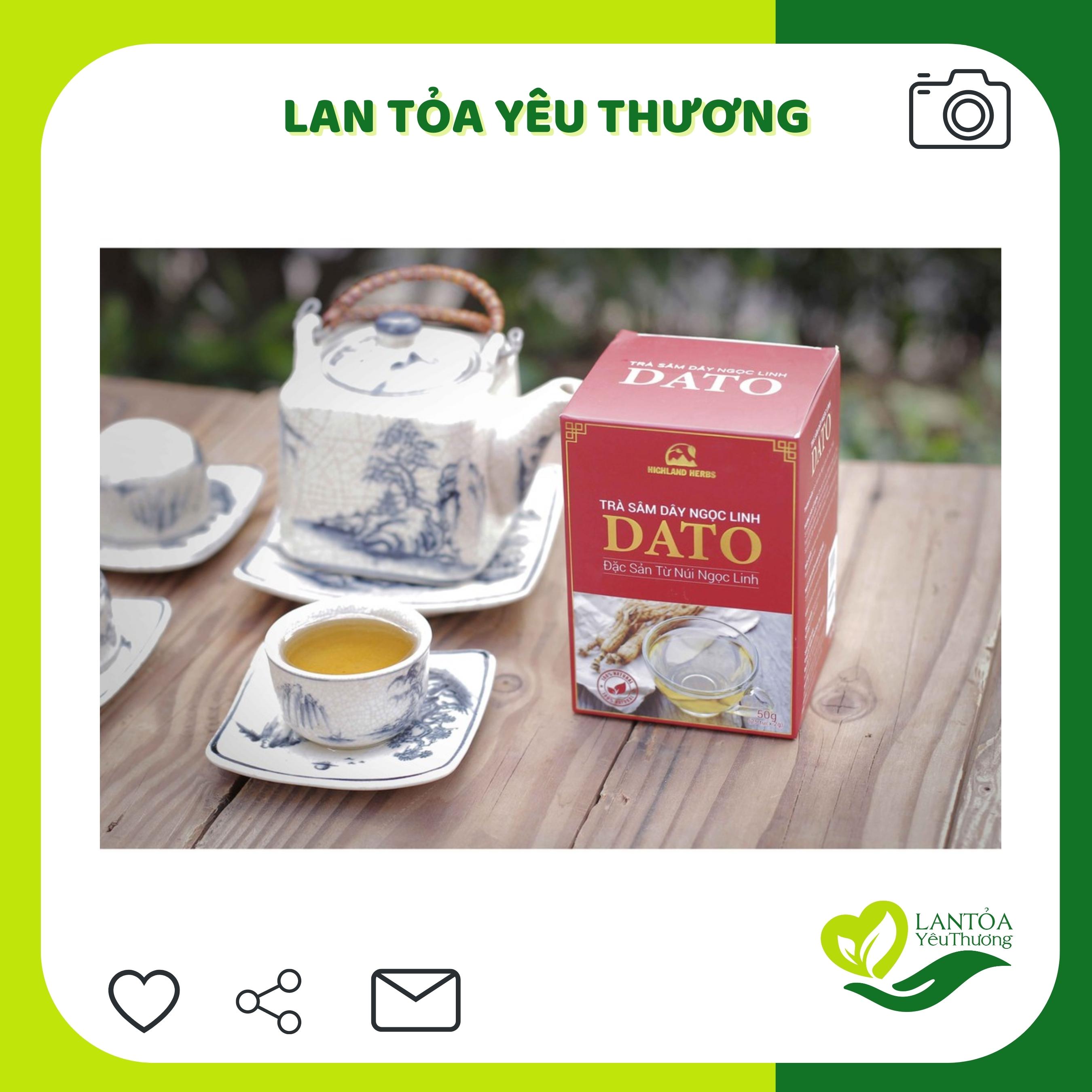 Trà sâm dây Ngọc Linh túi lọc thơm ngon 50g