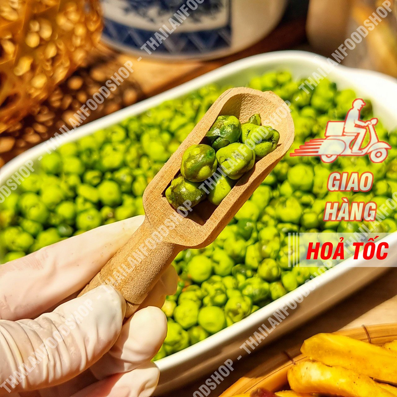 Đậu Hà Lan Wasabi - Lon 300gr