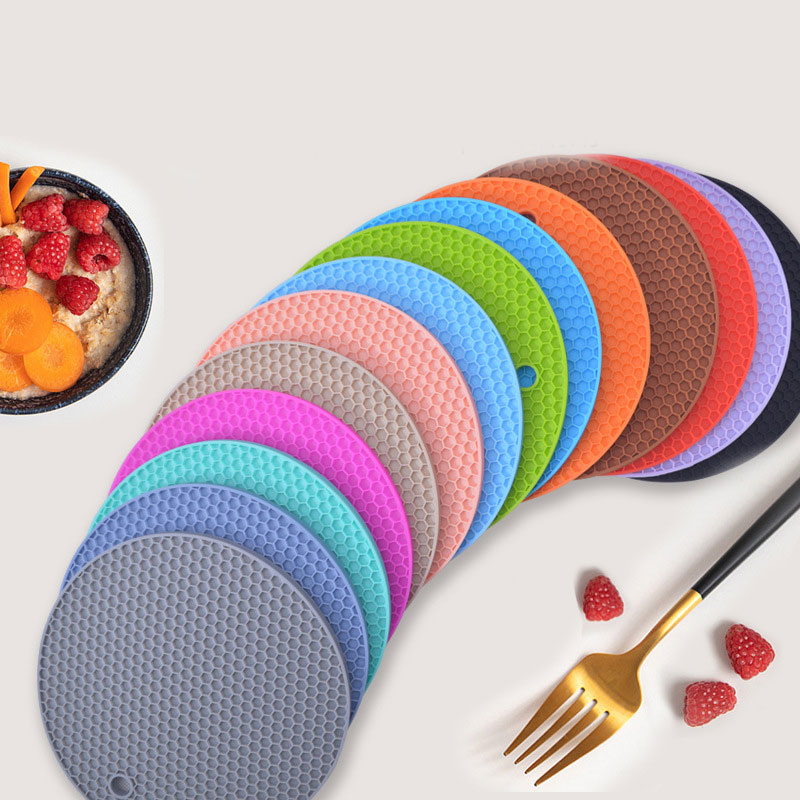 Miếng lót cách nhiệt bát đĩa xoong nồi silicon cao cấp