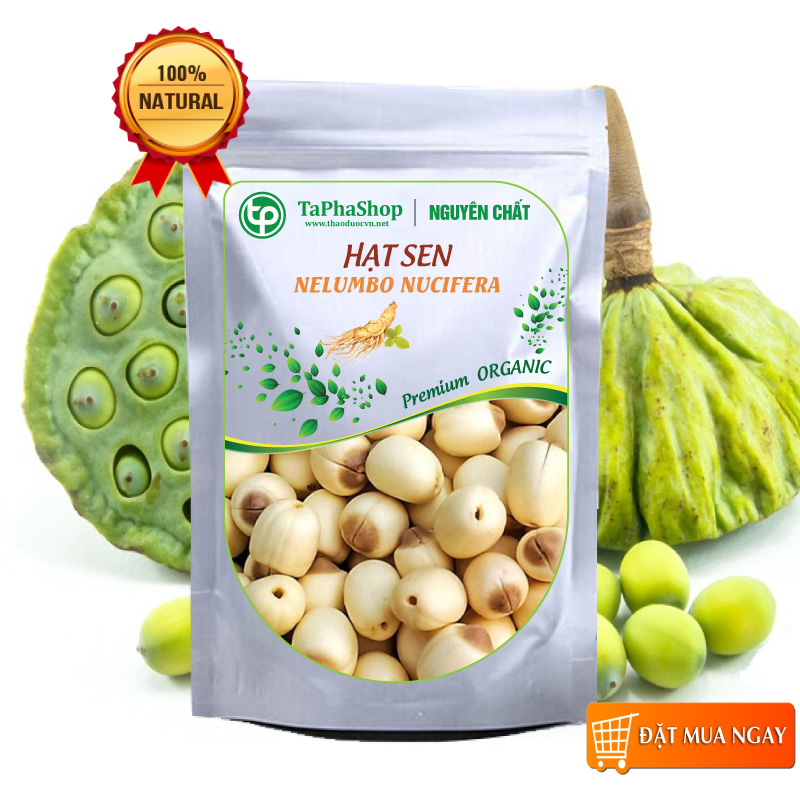 Hạt sen sấy khô 1kg - tấn phát