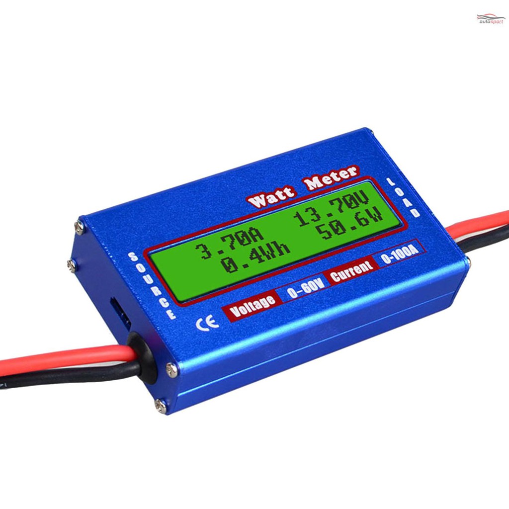 [VỎ NHÔM] Đồng Hồ Đo Vôn,Ampe,Công Suất Watt Meter 100A