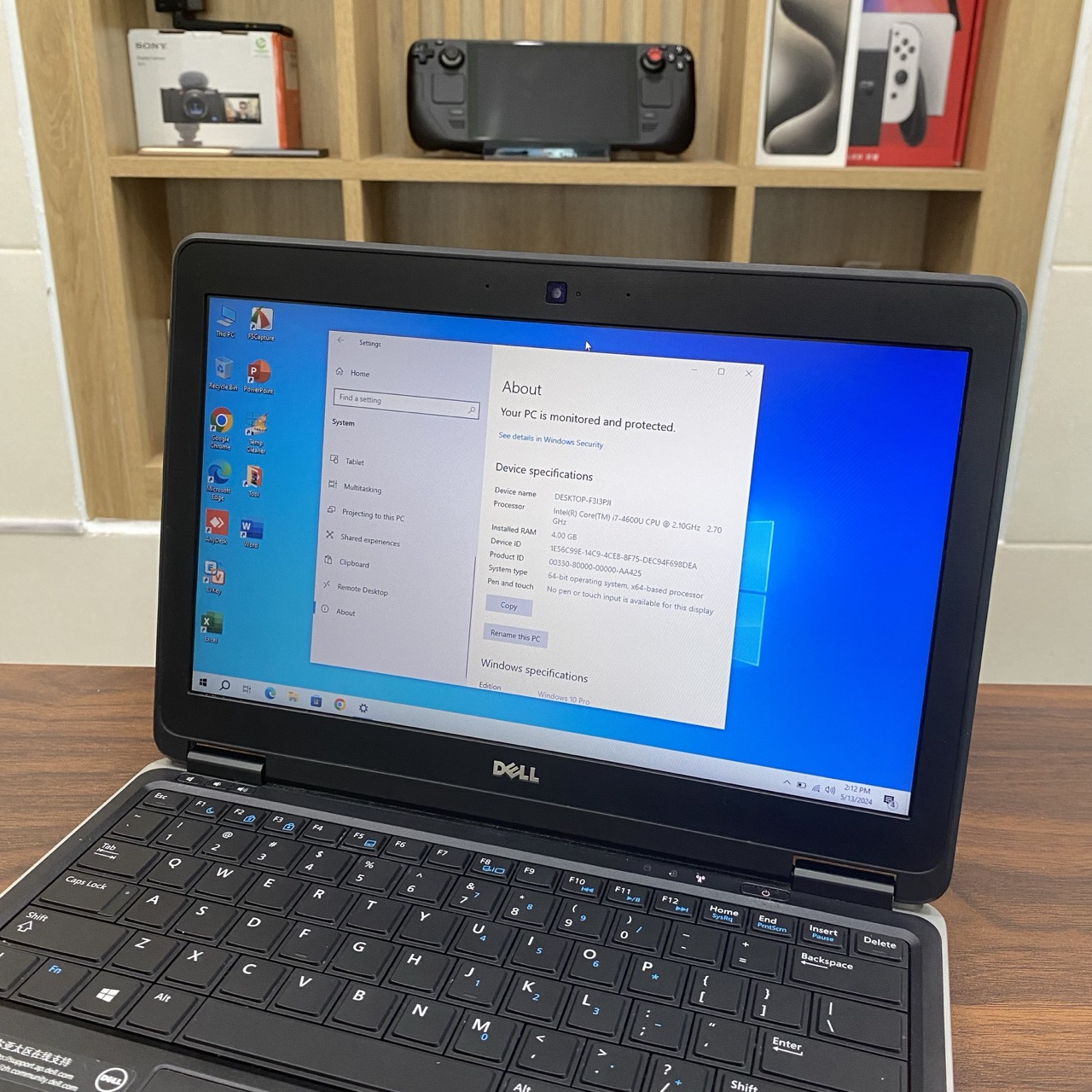 Laptop Dell Latitude E7240 màn 12.5 inch - Core i7 4600u Mỏng nhẹ