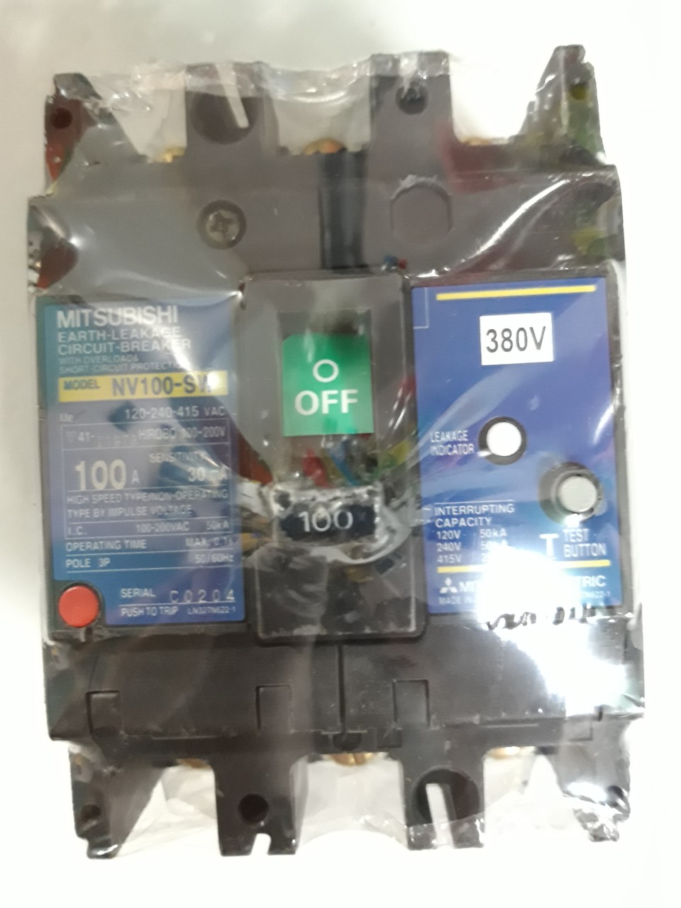 ELCB CHỐNG GIẬT 3 PHA NHẬT 75A 30mA