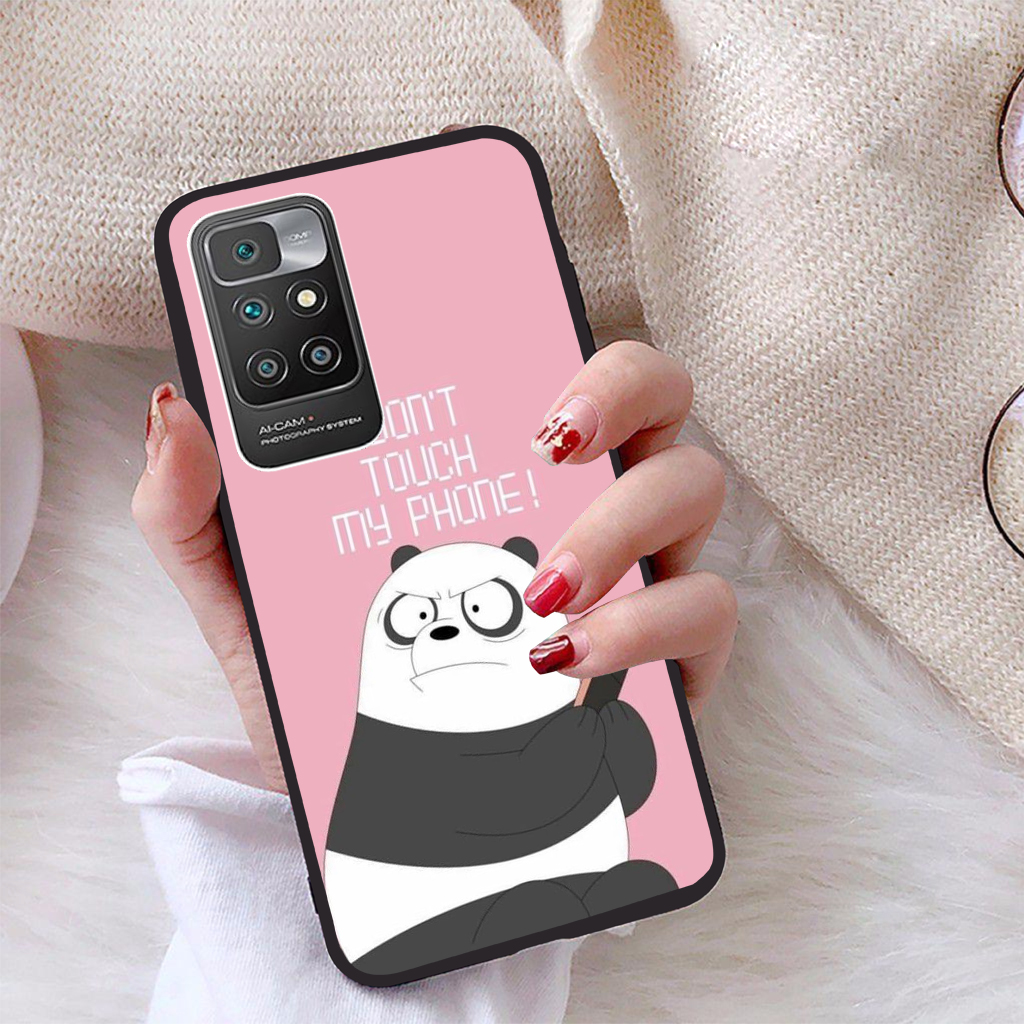 Ốp lưng Xiaomi Redmi 10 viền dẻo TPU BST Chúng ta là Gấu