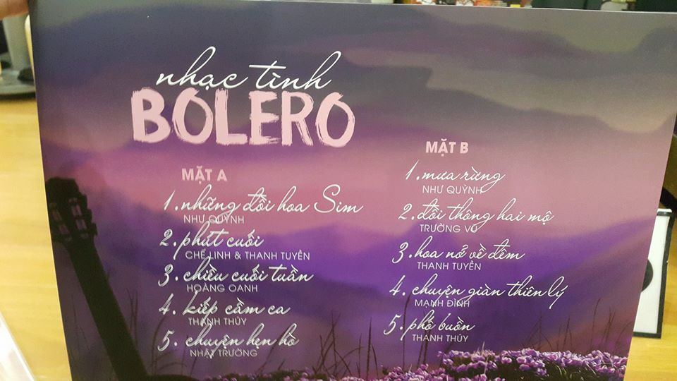 Đĩa Than Nhạc Tình Bolero 1