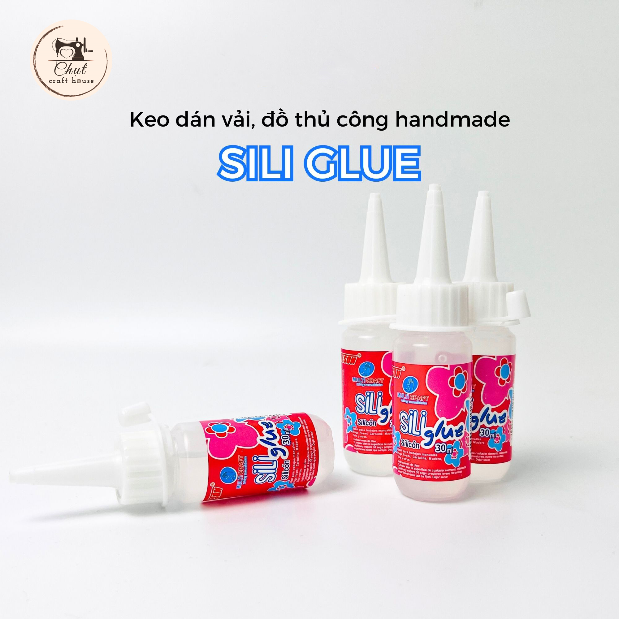 Keo Silicon (30ml) - chuyên dụng dán vải, đồ thủ công, DIY