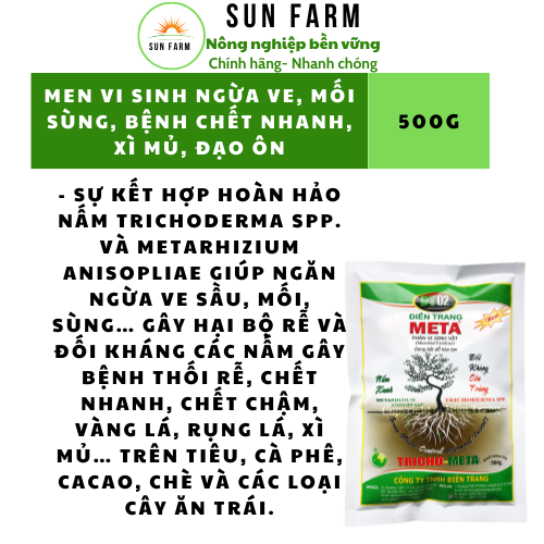 PHÂN VI SINH ĐIỀN TRANG TRICHO META 500G
