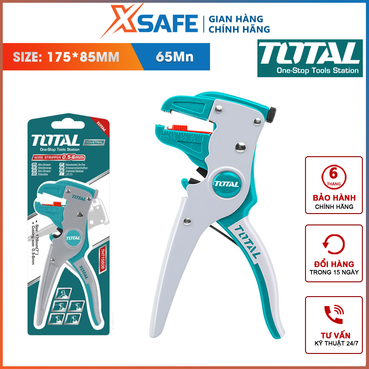 Beak pliers crow plucking electrical wire COS senior multi-purpose total THT15606 cutting plucking electrical wire cable network connector electronic diameter 0.5-6mm genuine delivery xsafe