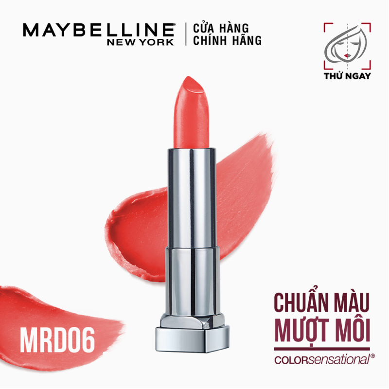 Son Lì Mịn Môi Tông đất Maybelline New York Color Sensational Inti Mattes Nude Lipstick 3.9g