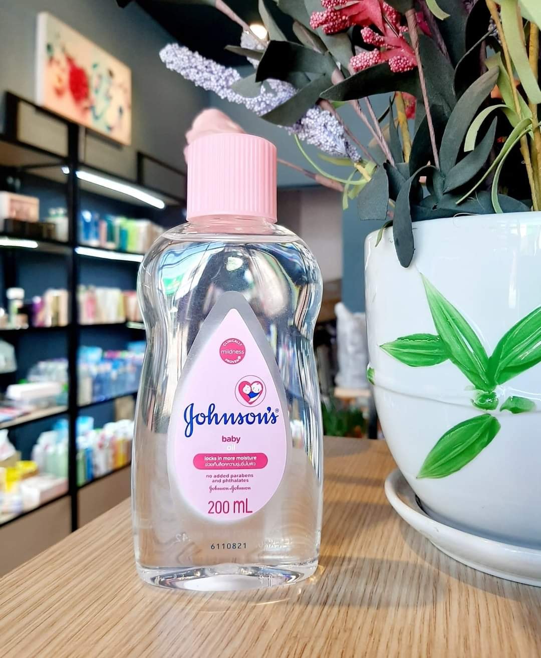 Dầu massage cho bé johnson's baby oil 200ml - 8850007060321
