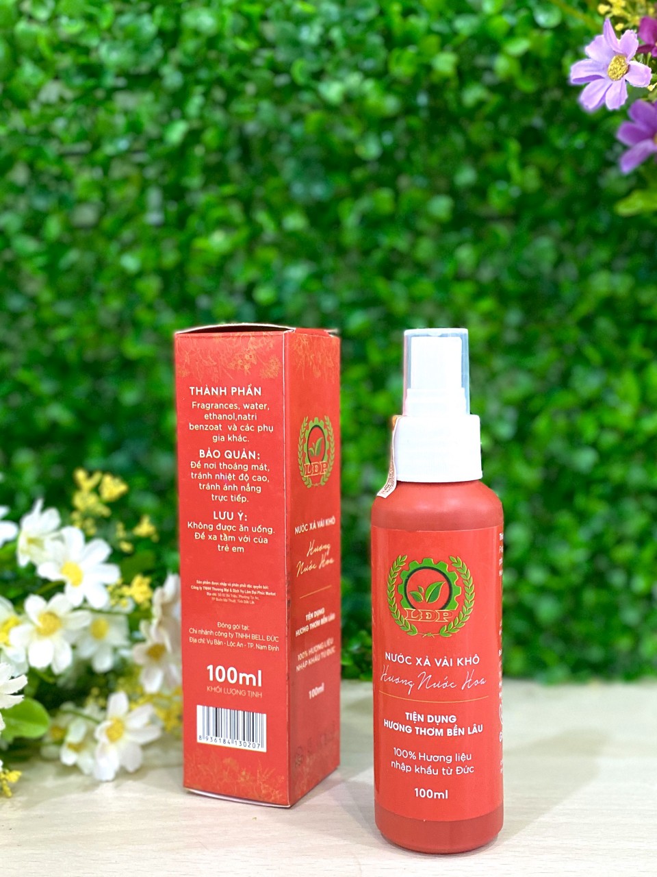 Nước xả vải khô hương nước hoa 100ml