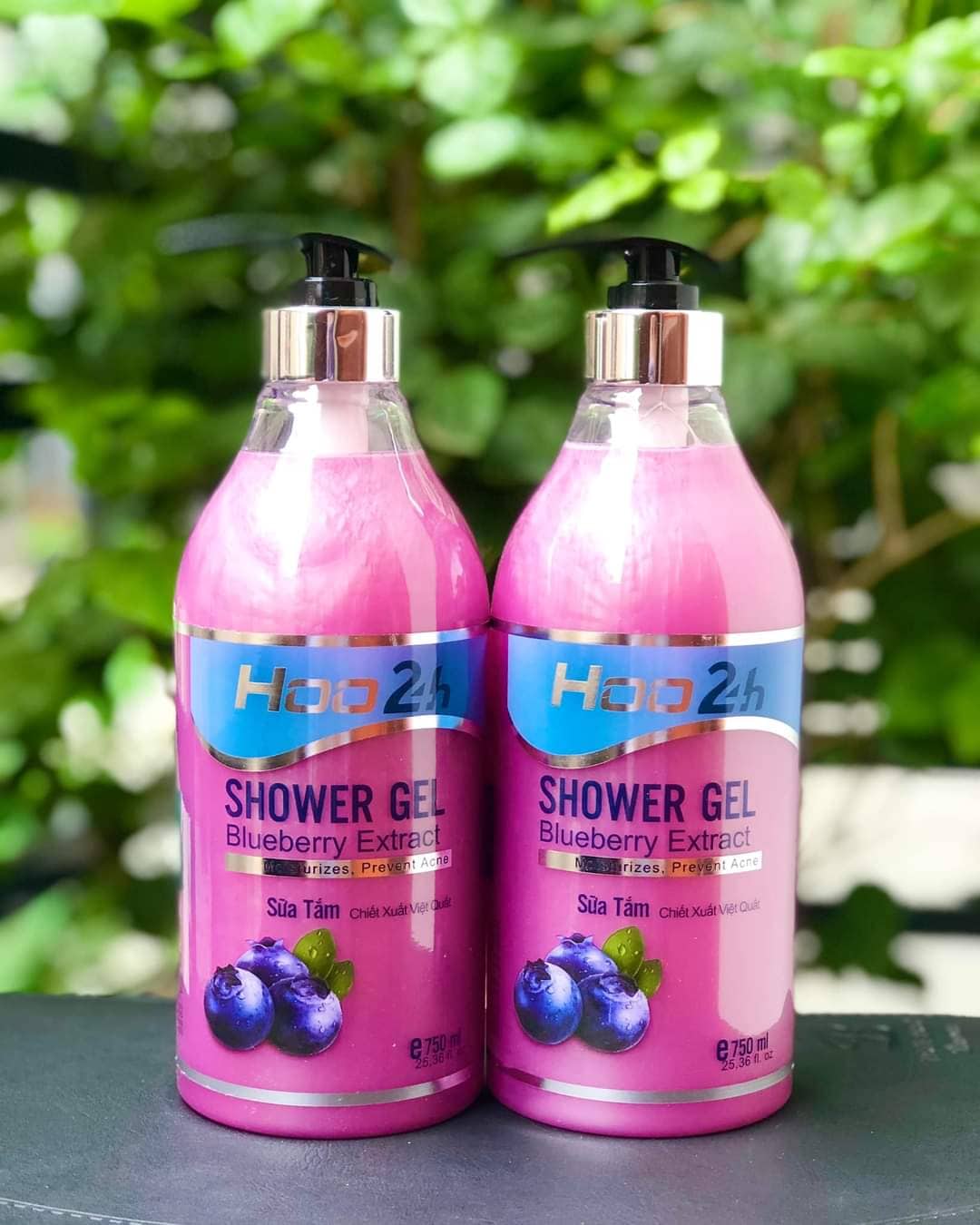 SỮA TẮM SHOWER GEL HOO24H ( CHIẾT XUẤT THẢO MỘC, DÂU TÂY, VIỆT QUẤT)