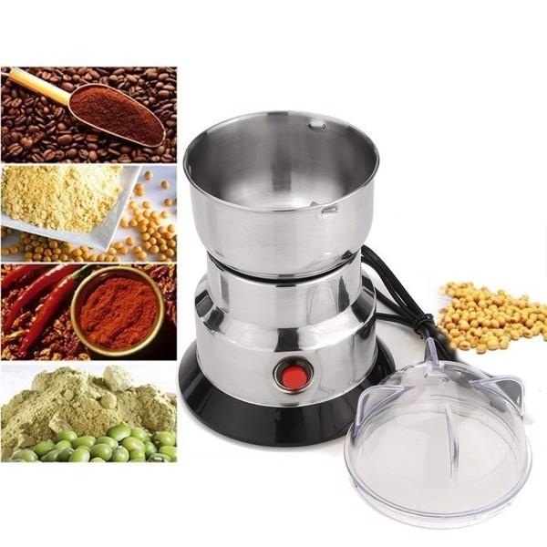 Máy xay bột Đậu - Máy xay bột khô đa năng inox xay tinh bột nghệ tam thất, chè xanh sáng bóng tiện dụng xay mọi loại nguyên liệu thành bột mịn.