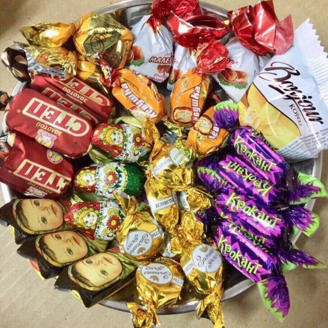 KẸO MIX 8 VỊ HÀNG NGA - 450g