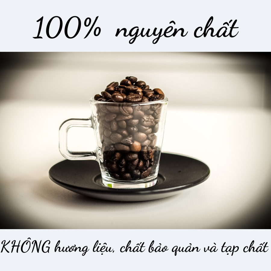 Cà Phê Espresso  (Blend Robusta Honey & Arabica) Nguyên Chất Rang Mộc 100% Cafe Pha Máy 250g