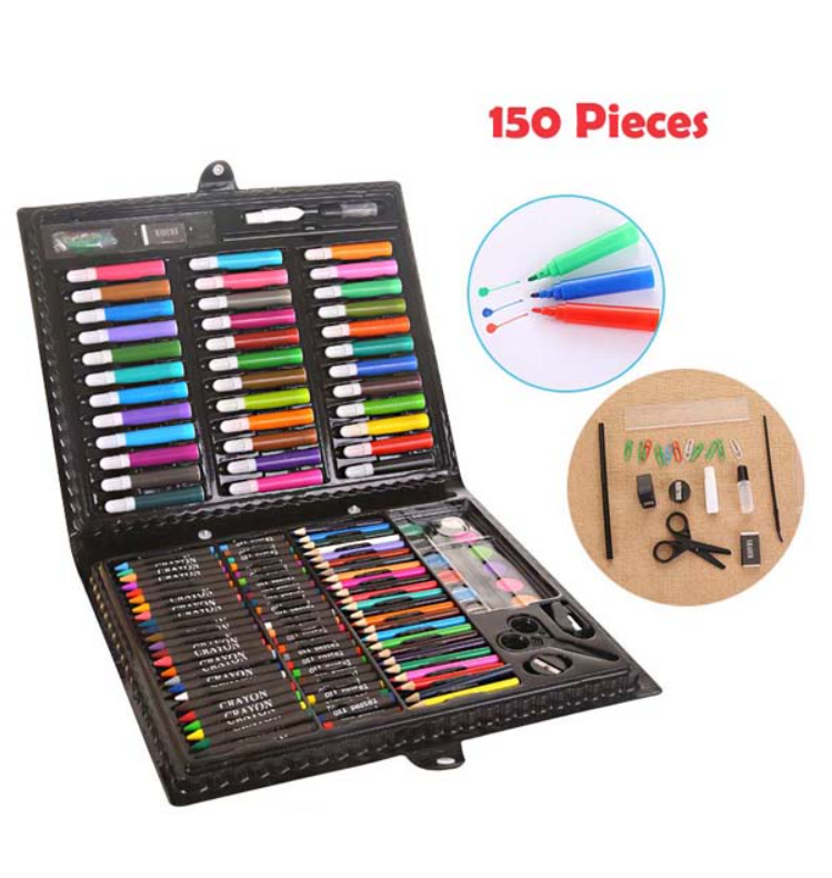 HỘP BÚT MÀU 150 MÓN CHO BÉ