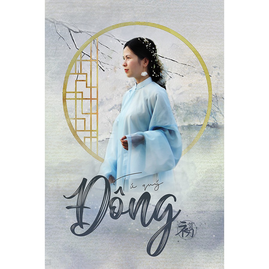 Áo Tấc Xanh Da Trời Dành Cho Nữ (Set Đông)
